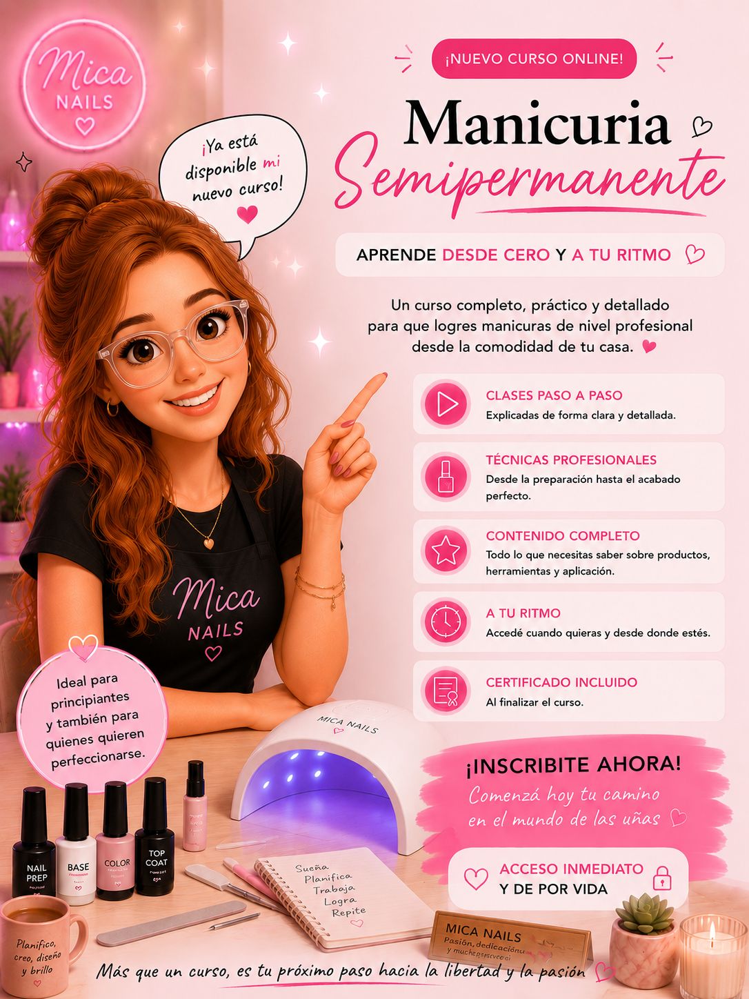 Mica Nails Academia - Manicura Semipermanente